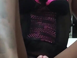 Young Friend Masturbating My Husband with Her Feet