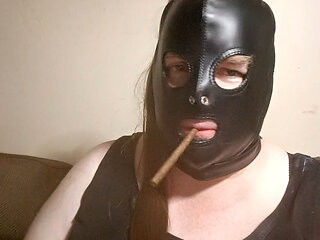 Smoking a slim Panatella cigar and dreaming about being taken to a sauna as Stephanie.