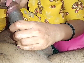 Indian Nurse Sucks Her Husband's Penis