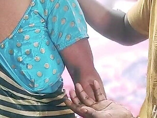 House Owner Taking Advantage of a Tenant for Unpaid Rent - Full Tamil Audio with Real Moaning