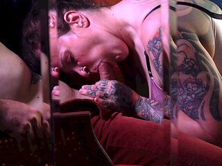 American stepmother naughty Magicalandrad tattooed cougar suck the french