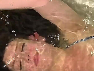 Weak Mermaid Underwater Breath Hold Tease