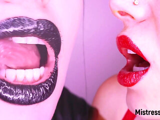 Black vs red seduction JOI