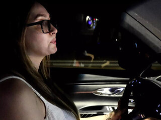Best Friend's Hot Mom Gives Steamy Car Blowjob - Alina Rai