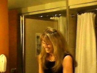 Great ass blonde blowjob and fucking POV