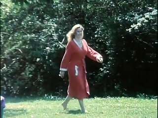 Black and white cock sucking pussy fucking sex partying the garden