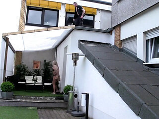 Tattooed German Babe Samy Fox Hard Outdoor Fuck with Dude Dieter Von Stein