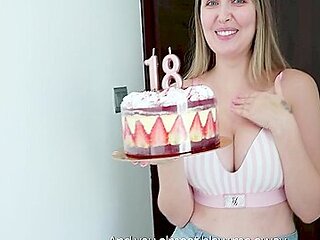 Hot Stepmother Gave Anal Sex To Her Stepson For His 18th Birthday