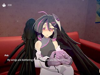 Milf gives an erotic massage and a mind-blowing blowjob on this sensual journey