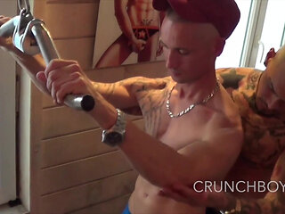 2230 French Dude Fucked by Latino at the Sport Club