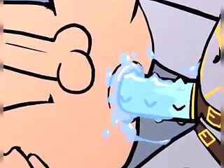 He fuck him so hard on his ass