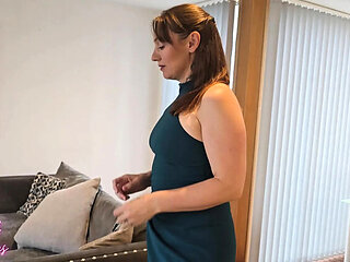 Landlord Roleplay: Hairy British MILF Begs Not To Cum Inside In Homemade POV