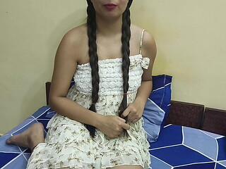 Beautiful Indian girl friend fucking her boyfriend desi style full hard cream pie cum shot vigina hard rough sex