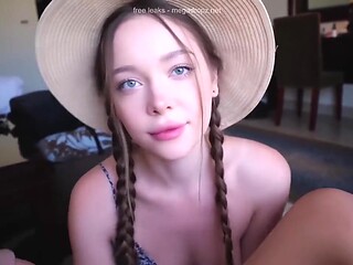 Braided Katekuray Sucks Her Mans Dick