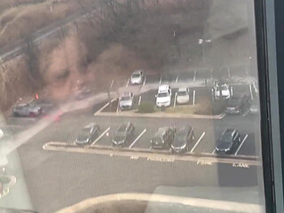 Giving Backshots While Looking Out of 12th Story Hotel
