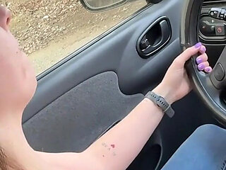 Stalling Engine & Naked Tit Bounce Crank Tease POV