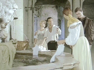 Renaissance Foursome: These Washerwomen Are Real Sluts