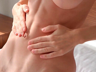 A Sporty Girl with an Insanely Sexy Body Rips All Her Clothes to Shreds