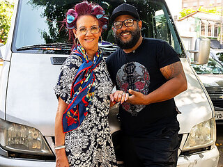 Redhead Granny Picked up for Deep Van Anal