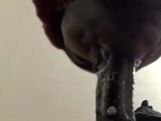 Close Up Super Hot Super Sloppy Deepthroat Blowjob,cum In Mouth