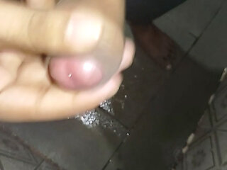 Penis mastrubation bathroom