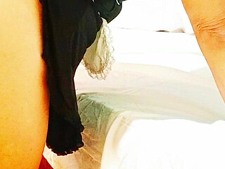 The Cleaning Lady Squirts When I Fuck Her in Doggy