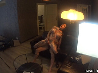 Btscam - Hot Inked Italian Slut with Huge Tits Fucked Hard - Megan Inky