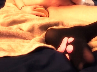 S1UTTRANSPUP - Sissy Boy in dress fills her hole with BAD DRAGON DILDO