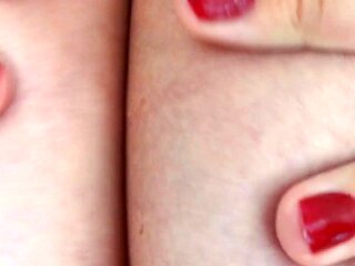 Snuggled, Then Squashed Between Stepmommy's Cleavage