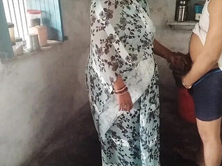 Desi Aunty Catches Step Nephew Jerking Off - Hindi Urdu Taboo Sex