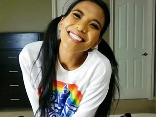 Pinay Teen Sucks and Fucks Stepdaddy for Money