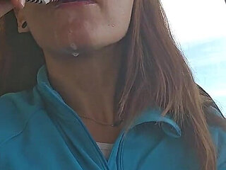 Toothbrushing on My Car