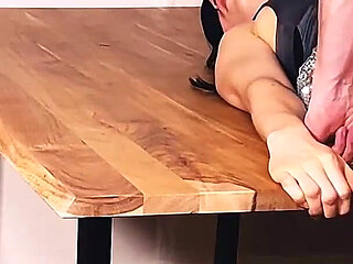 Cuckold Husband Is Just Allowed to Watch While Bull Cumshots Wifes Pussy