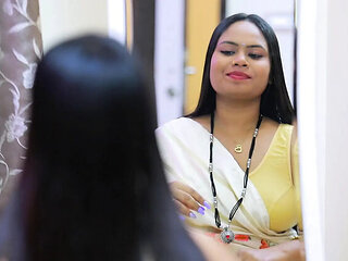 Young Step Brother Gets Hard For Hot Sister-in-Law - Desi Bhabhi Anal & Blowjob