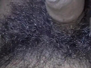Spanish horny big hairy hard cock jerking