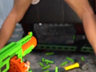 Fireworks From Lighting up His Balls