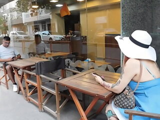 I saw him sitting in a bar and brought him home to fuck him hard