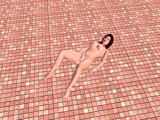 Beautiful Shemale Masturbates with Butt Plug Then Gets Ass Fingered 3D Hentai