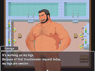 Curious straight gets fucked by trainer's huge cock.