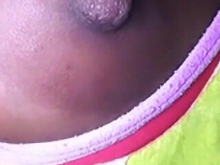 Indian Village Aunty Playing with Her Boobs Ready for Fucking in Midnight