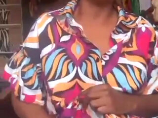 Horny mama masturbating inside her shop,public masterbation sugar mama