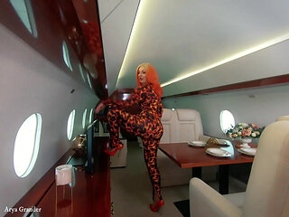 Backstage From Photosession, 4 Catsuits and Fly Jet Photoshoot