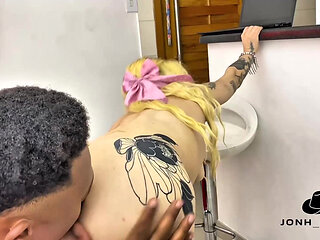 Husband for Hire Fucks Housewife in Fur