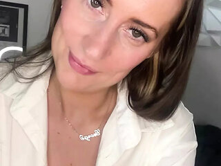 Horny British Nurse is really stressed