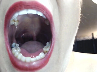 Inside My Big Mouth Tongue Teeth Uvula