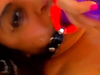 Watch Veevee Suck and Fuck Her Dildos