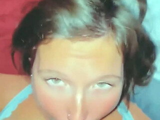My 55m Photographer Fucked My Mouth and I Gave Him 2 Amazing Blowjobs Down in My Throat Gagging Me with His Huge Dick