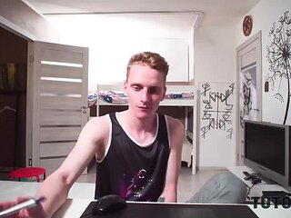 TUTOR4K. Passionate recognized guide in biology teaches student anatomy: Porn