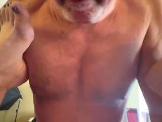 Mature Bonemaiden Pulls Her Skirt up and Masturbates