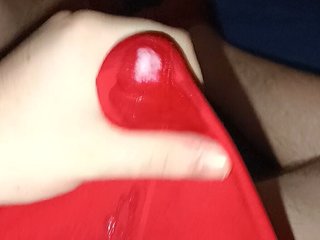 28 Chubby Boy Cumming in Red Boxers